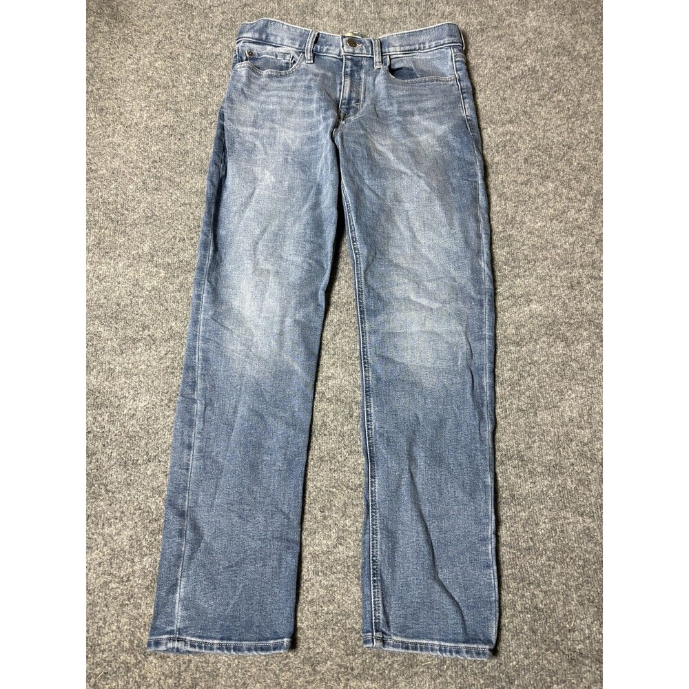 Banana Republic Jeans Mens 32x30 Blue Slim Straight Medium Wash Stretch Denim